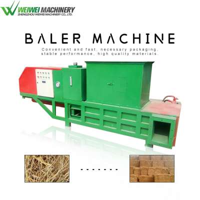 Weiwei corn straw silage hay dry grass  automatic square baler for sale