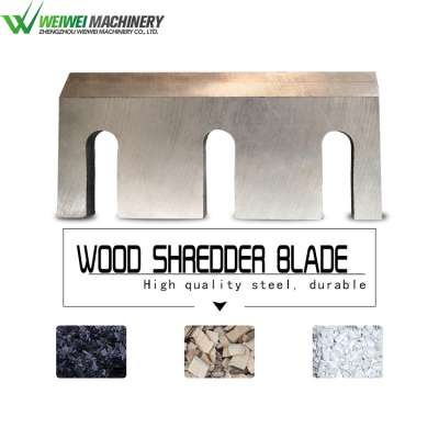 Weiwei MFJ500 moving blades size 120*70*8mm  high speed alloy steel shredder machine parts wood cutting knife